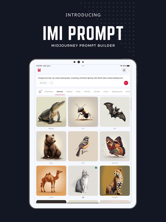 IMI: Midjourney Prompt Builder