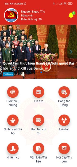 Sổ tay Đảng viên Thái Bình