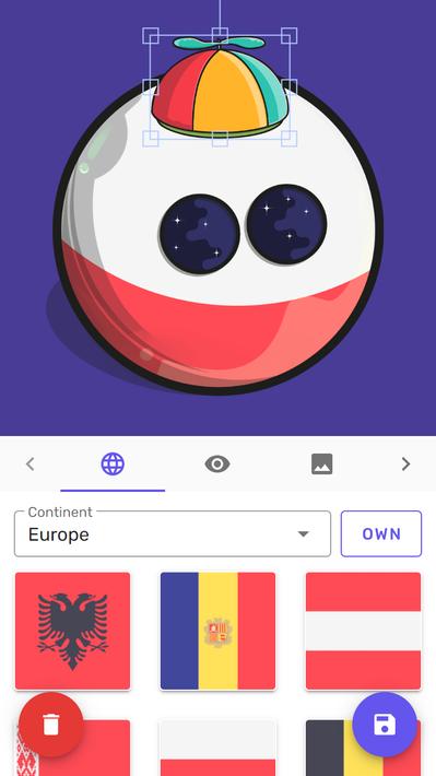 Countryballs Stickers