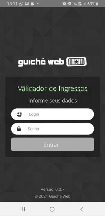 Guichê Web Validador