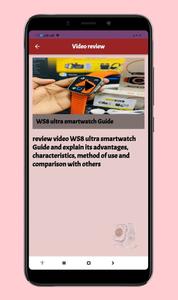 WS8 ultra smartwatch Guide