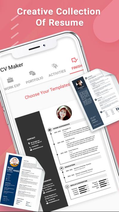 CV & Resume - Maker & Creator