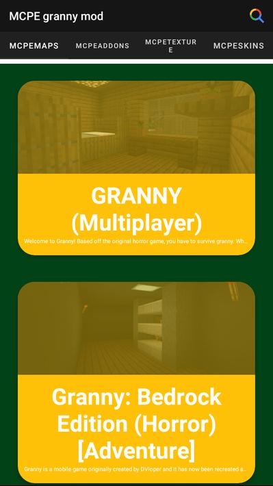 MCPE granny mod