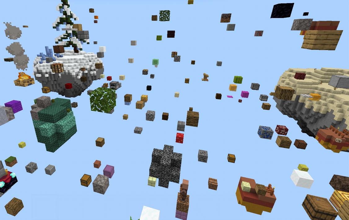 Maps for Minecraft PE skyblock