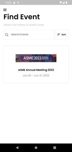 ASME Events