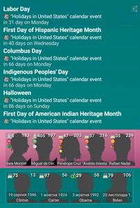 Birthdays & Events