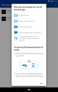 PS4 Second Screen