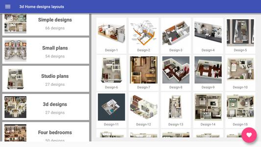 3d Home designs layouts