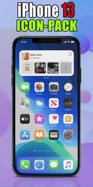 iPhone 13 theme, Launcher for