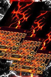 Burning Fire Keyboard