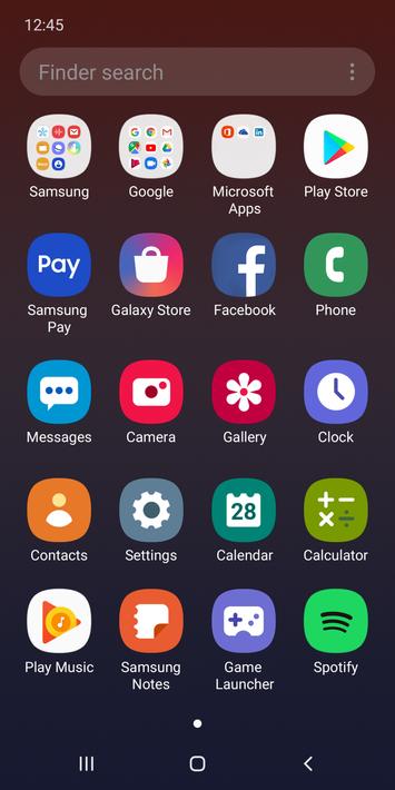 Samsung One UI Home