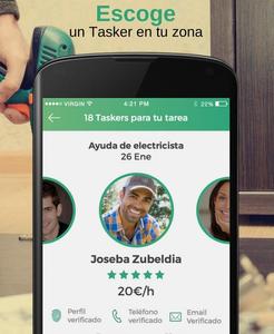 Taskia, servicios a domicilio