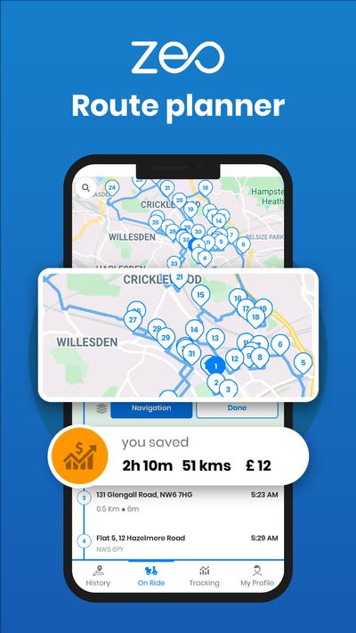 Zeo Fast Multi Stop Route Plan