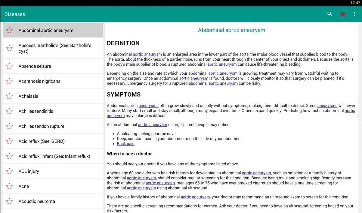 Diseases Dictionary Offline