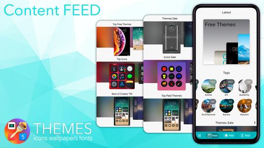 Themes, Wallpapers, Icons