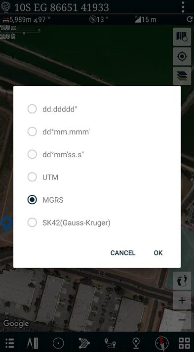 Mgrs & Utm Map