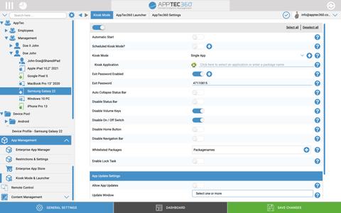 MDM & Kiosk Mode by AppTec360