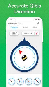 Qibla Compass: Qibla Direction