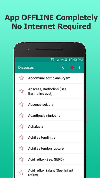 Diseases Dictionary Offline