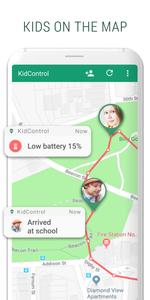 Family GPS tracker KidsControl