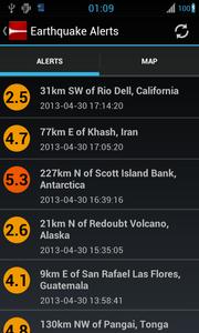 Earthquake Alerts Tracker