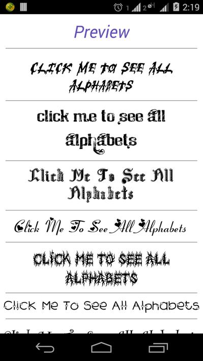 Font Styles