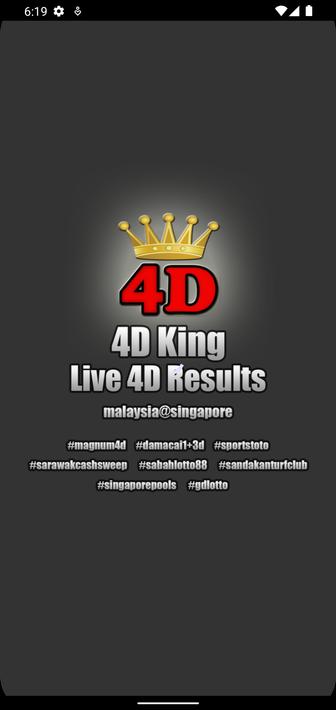 4D King Live 4D Results