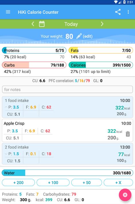 Calorie Counter HiKi