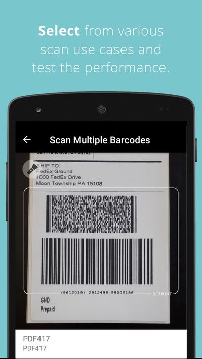 Scandit Barcode Scanner Demo