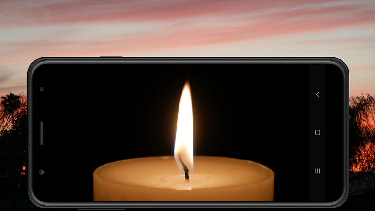 Night Light | Candle Fireplace