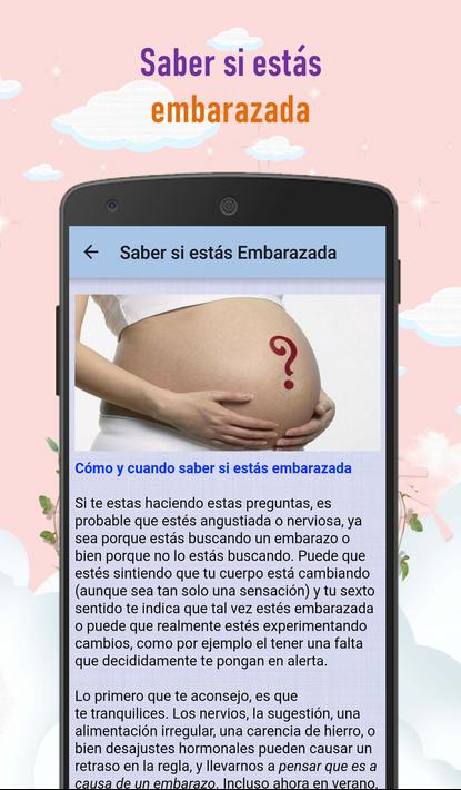 Como saber si estás embarazada