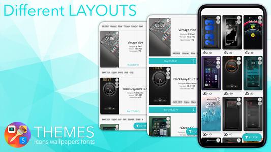 Themes, Wallpapers, Icons