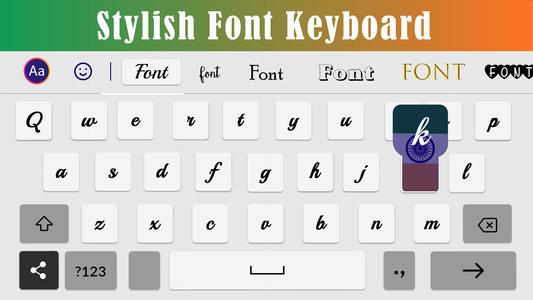 Fonts Keyboard - Font Style