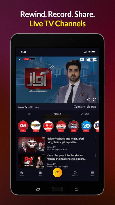 mjunoon.tv: Live News, Dramas