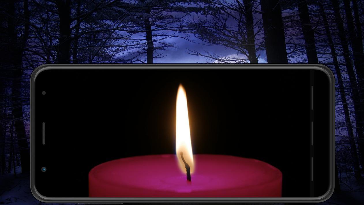 Night Light | Candle Fireplace