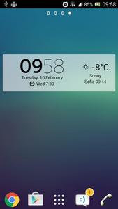 Digital Clock & Weather Widget