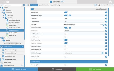 MDM & Kiosk Mode by AppTec360