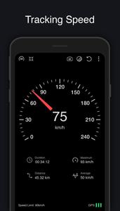 GPS Speedometer : HUD odometer