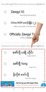 TTA MI Myanmar Font 9.5 to 12