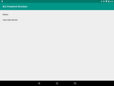 BLE Peripheral Simulator