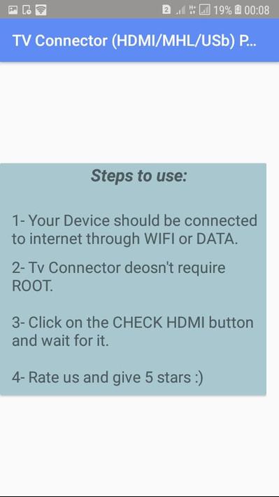 Tv Connector (HDMI /MHL/USB)