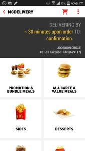 McDelivery Singapore