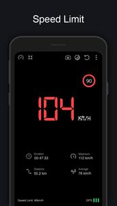 GPS Speedometer : HUD odometer