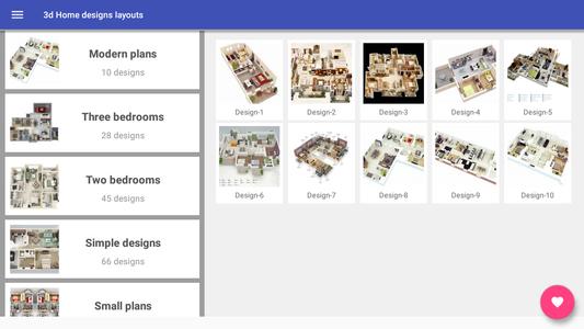 3d Home designs layouts