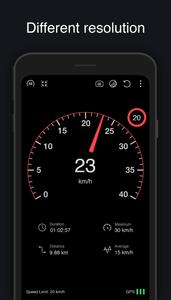 GPS Speedometer : HUD odometer