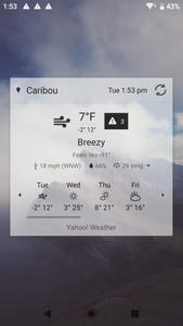 Digital Clock & Weather Widget