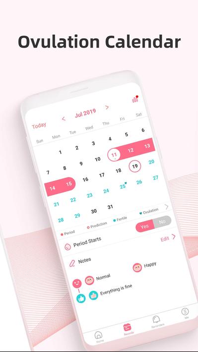 Period tracker by PinkBird