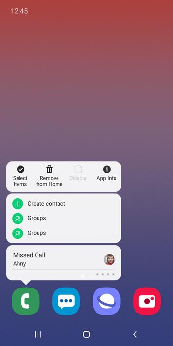 Samsung One UI Home