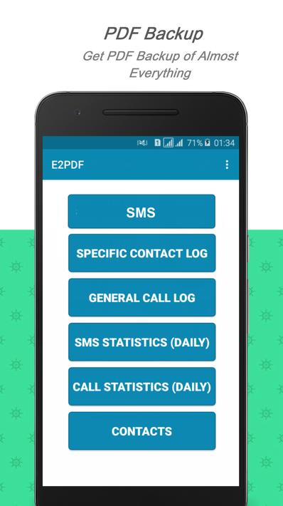 E2PDF SMS Call Backup Restore