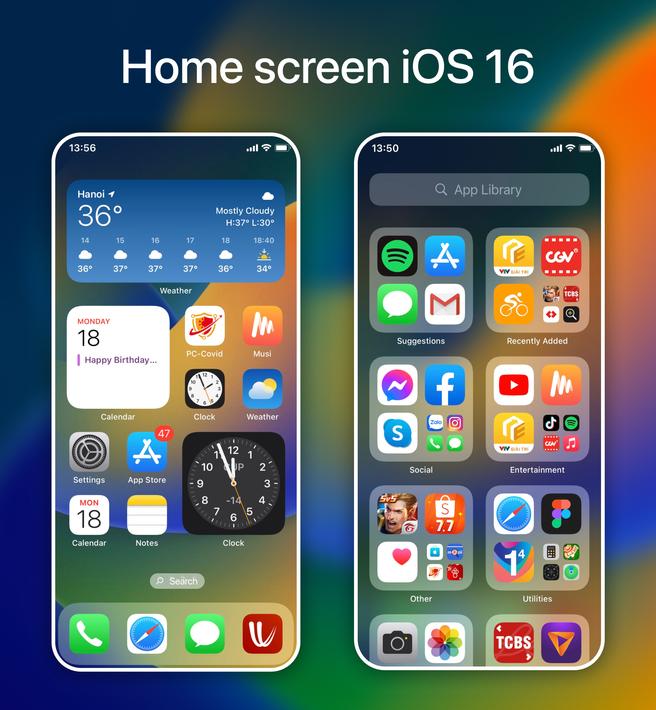 Launcher iOS16 - iLauncher